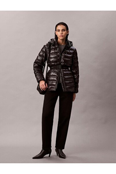 Calvin Klein BELTED LIGHTWEIGHT PUFFER