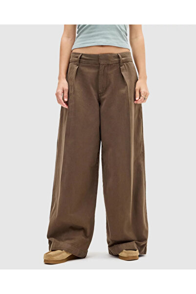 Mokşa Wide Leg Bitter Brown Unisex Trousers