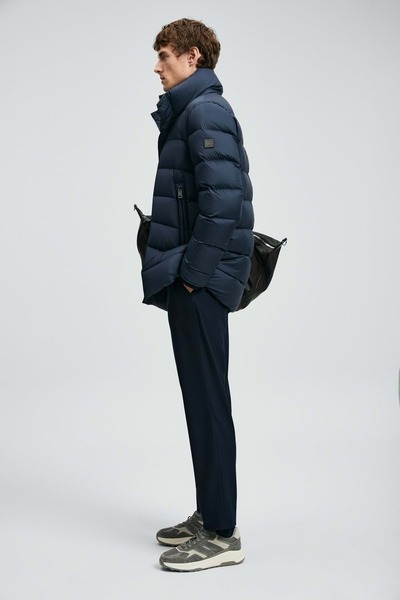 Lufian 112120255 Rıld Goose down Men's Coat Dark Blue