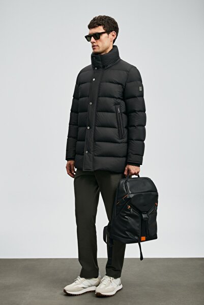 Lufian 112120255 Rıld Goose down Men's Coat Black