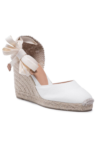 Castaner Γυναικείες εσπαντρίγιες λευκές CASTANER-20962200 CARINA/8/001 BLANCO