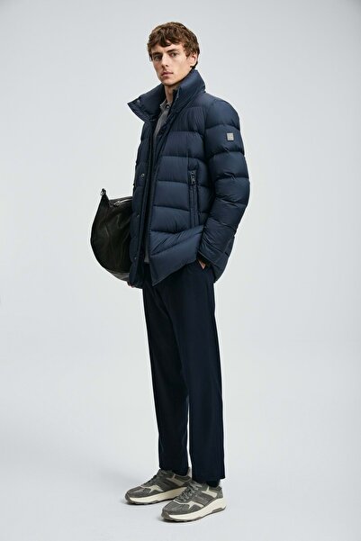 Lufian 112120255 Rıld Goose down Men's Coat Dark Blue