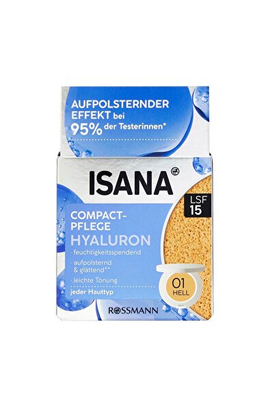ISANA Hyaluron Renkli Nemlendirici SPF15 No 01 15 gr