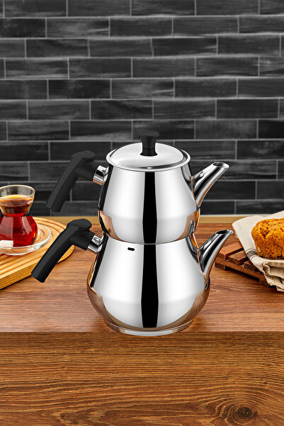 COOKCHEF إبريق شاي دولفين من الفولاذ المقاوم للصدأ صغير الحجم بمقبض من البكال...