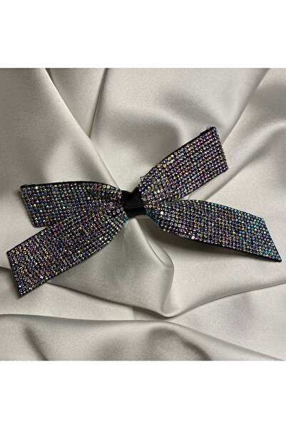 jemilas Parlak Zirkon Taşlı Fiyonk Klipsli Toka