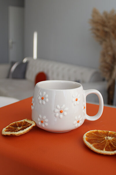Inspire Ceramic Handmade Ceramic Daisy Mug Cup