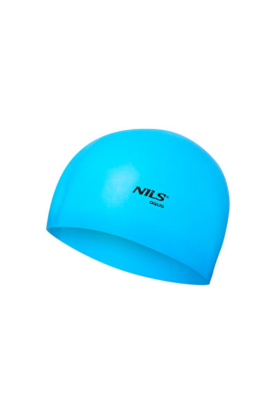 Other CASCĂ DE ÎNOT NQC CULOARE SOLIDĂ BL02 ALBASTRU DIN SILICON NILS AQUA