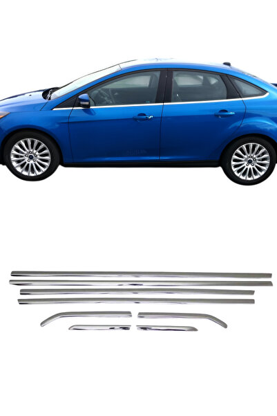 ACK Dizayn FORD FOCUS 3-3,5 2011-2017 SD ARACA ÖZEL CAM ÇITASI A+ PASLANMAZ Ç...