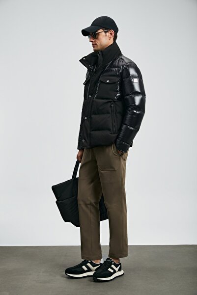 Lufian 112120253 Genıous Goose down Men's Coat Black