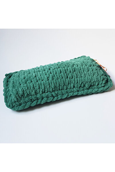 Blanosic Pernuta de dormit pentru pisici si caini, Blanosic, Lucrata manual, Verde Pin, 40 x 20 cm