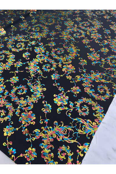 ipekkumaş Produs de lux, model de flori holografice, rochie, fustă, cămașă, pantaloni largi, PRODUSUL NOSTRU SE VÂND PE BUCĂ 1 BUCĂ 1 ME