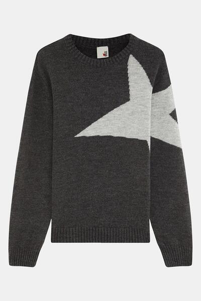 GMG FIRENZE Gmg Fırenze Bisiklet Yaka Regular Fit Antrasit Erkek Kazak ZR24MFW04050