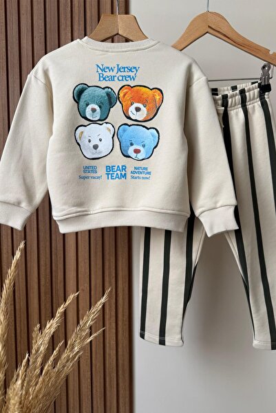 Monila Fiú nyomott mintás, 3 szálas pamut szövet alsó felső szett