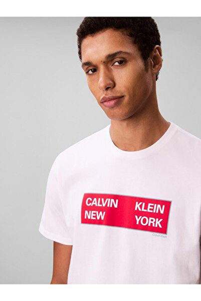 Calvin Klein Ss 30S Eu Ckny Box Graphic Tee