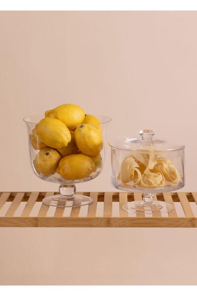 The Mia Glass Salad Bowl 22X21 cm Cam0502