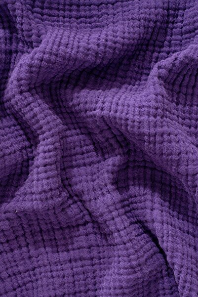 MYLASA HOME Müslin Yatak Örtüsü Ultra Yumuşak Yüksek Kaliteli 4 Kat Muslin Pike (Tek Kişilik (180x240 cm)