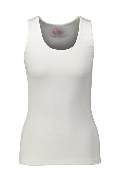 Yıldız Çamaşır 2320 Tricou termic pentru femei, cu bretele, cald, ecru