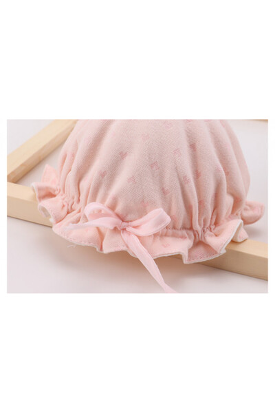 Superbaby Pink bonnet - Hearts