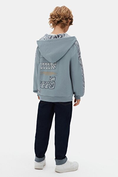 nk kids Boy's Zippered Cardigan Blue 49308