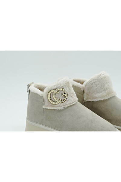 Luvesta Shoes Toka Detaylı Mini Bot Bej