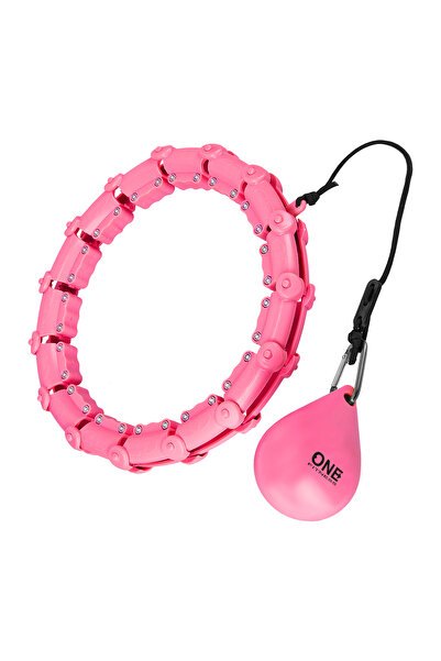 Other OHA02 HULA HOP ROZ CU GREUTĂȚI ONE FITNESS