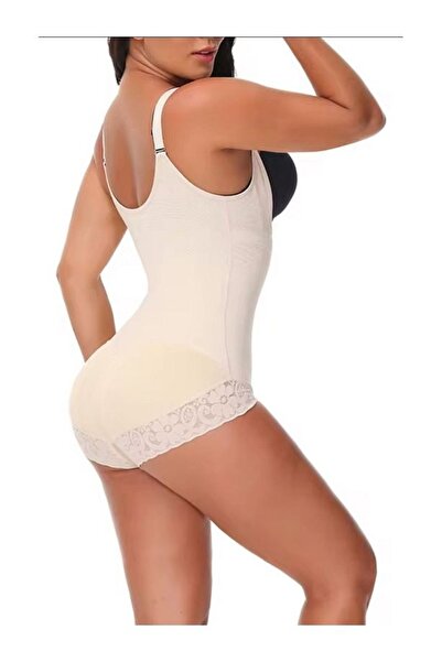 AY'S SHOP ONLİNE Women's Slimming Hourglass Look Bodysuit Corset, Lace Adjustable Underwire Strap Corset