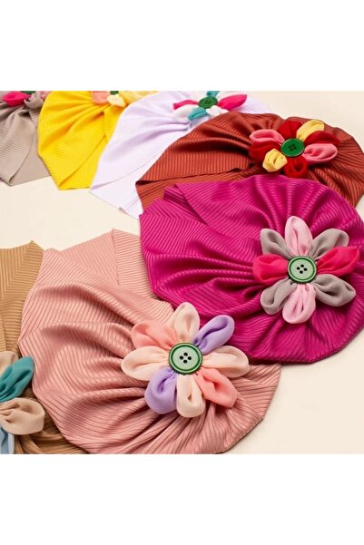 Superbaby Turban hat with multicolored flower