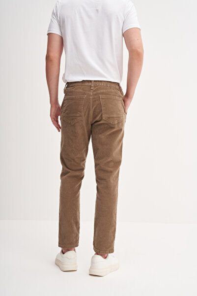 Cazador Vintage Kadife Likralı Pamuk Jogger Fit Pantolon-03015