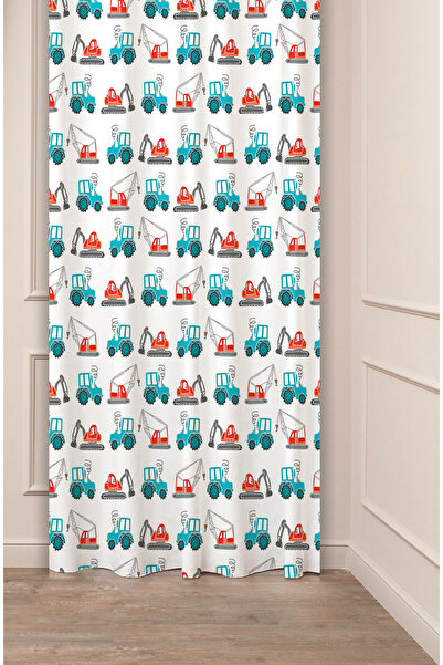 GREENDECOR Car Excavator Bucket Tractor Designed Digital Printed Modern (Sing...