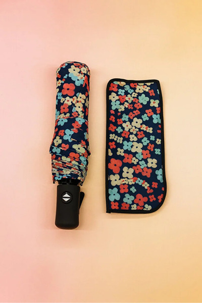 Eyesofia Otomatik Full Fonksiyon Açma Kapama Fiber Tel Kılıflı Çiçek Desenli ...