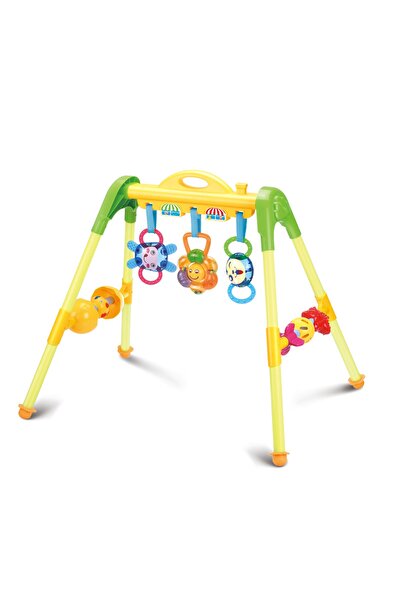 huanger - حصيرة مركز أنشطة للأطفال مع ألعاب معلقة - متعددة الألوان