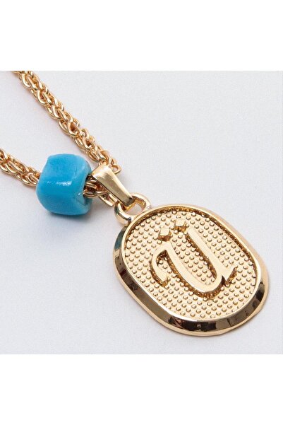 OSENSE قلادة من الخرز البلاستيكي بحروف ملتوية