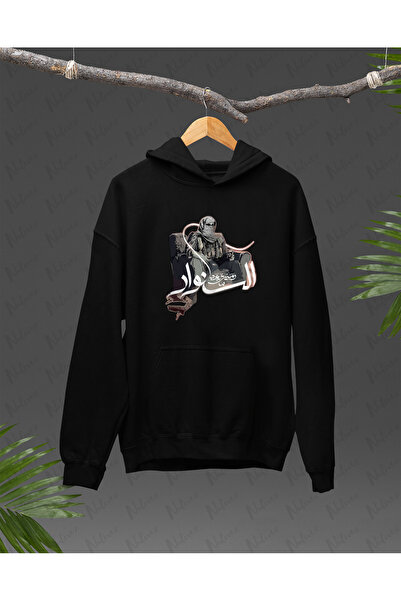 Nulivez هودي كبير الحجم للجنسين بتصميم فلسطيني مطبوع عالي الجودة