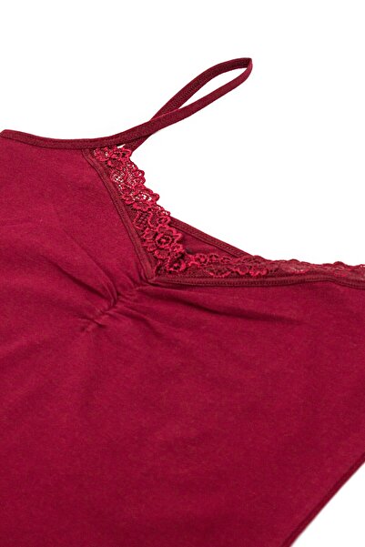 Öts Women's Tank Top with Drawstring Front (96% Cotton - 4% Elastane)