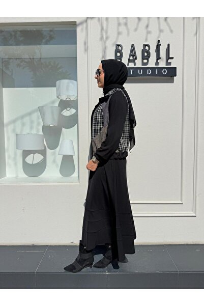 MissWhence 38200 Piece Pattern Women's Set Black