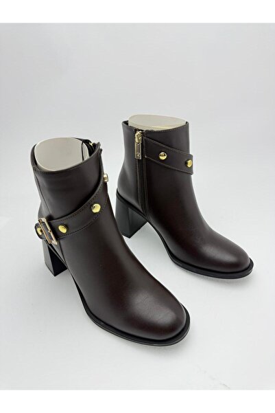 Luvesta Shoes Toka Detaylı Bot Acı Kahve
