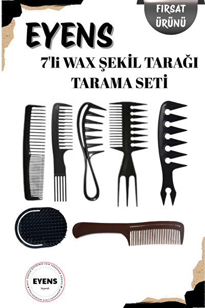 EYENS Set de 7 piepteni pentru modelarea cu ceară Produs de oportunitate