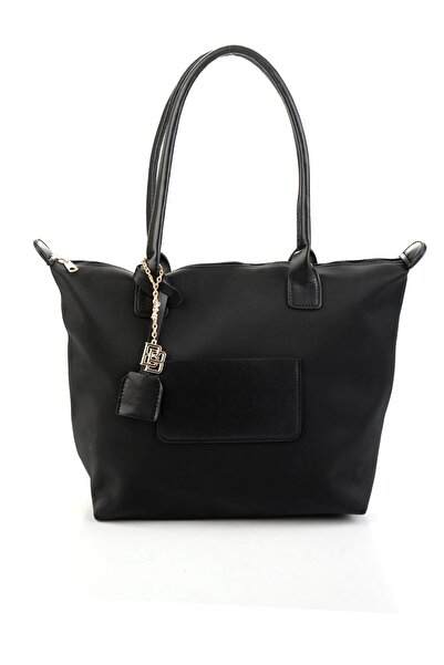 Bambi Siyah Kadın Omuz Çantası C06663006509