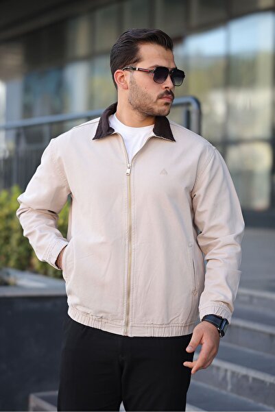 LTC Jeans Ανδρικό μπουφάν από καμβά σε μπεζ χρώμα