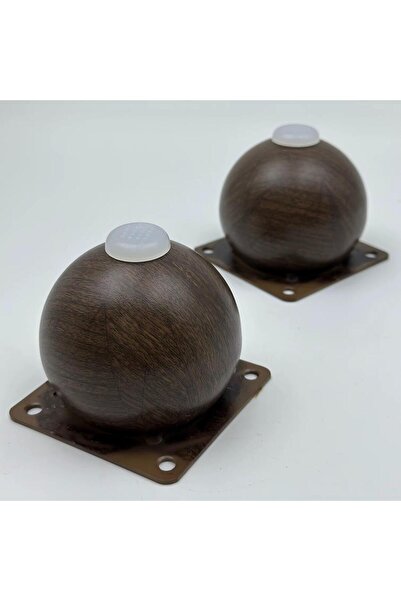 Furniture Legs أرجل أثاث كروية معدنية ذهبية – قواعد طاولة وكراسي وأريكة، تصميم فاخر متين (طقم 4 قطع)