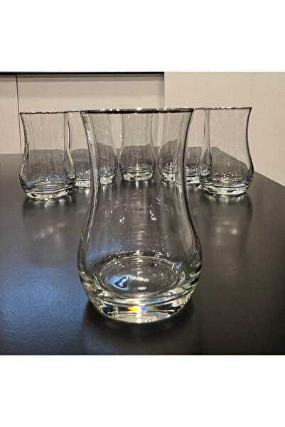 Tiamo Rio Tea Cups 6-Piece Platinum