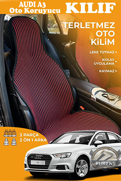 STS Oto Aksesuar غطاء مقعد سيارة أودي A3 متوافق مع سلسلة كريستال بريستيج، مصن...
