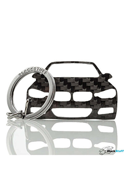 BlackStuff Suport breloc din fibră de carbon compatibil cu seria 3 F30 F31 F3...