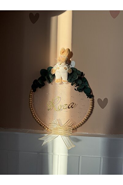 Handmade Yenidoğan Bebek Kapı Süsü - Kişiye özel kapı süsü- dekoratif kapı süsü