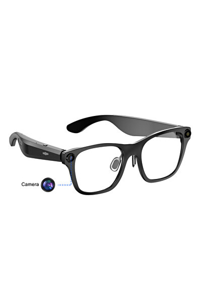 genernic نظارات ذكية عصرية - كاميرا بيكسل 4K، مكالمات ENC، صوت بلوتوث وترجمة فورية بالذكاء الاصطناعي