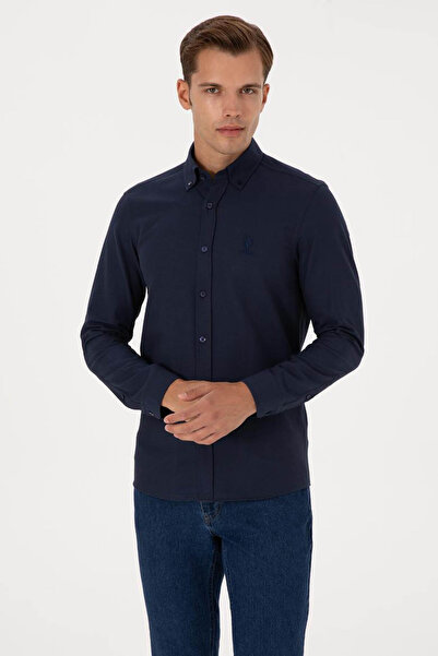 U.S. Polo Assn. Nova025K Navy Blue Men's Shirt 2225592