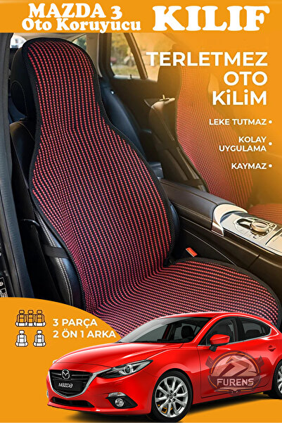 STS Oto Aksesuar غطاء مقعد سيارة مازدا 3 متوافق مع سلسلة كريستال بريستيج، مصن...