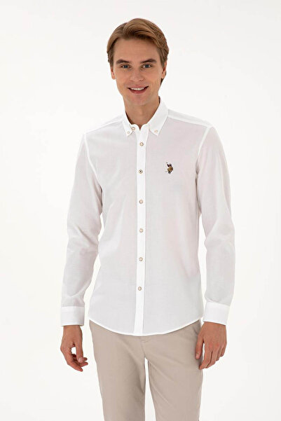 U.S. Polo Assn. Novaya025K White Men's Shirt 2225619
