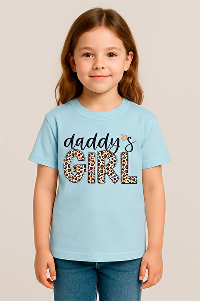 SVART WEAR Daddys Girl My Daddy's Girl Printed Kids T-Shirt Tshirt 100% Cotton