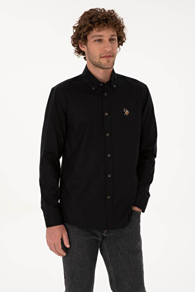 U.S. Polo Assn. Cedcolorreg025K Siyah Erkek Gömlek 2225643